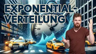 Exponentialverteilung | Wartezeit zwischen Taxibestellungen, Verteilung erkennen, Dichtefunktion