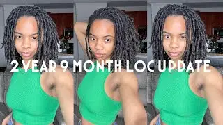 2 YEAR 9 MONTH LOC UPDATE| MY LOC BROKE OFF...WHAT I DID TO FIX IT| PRODUCT UPDATE|LENGTH CHECK