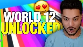 FINALLY UNLOCKED WORLD 12 - ROBLOX - YEET A FRIEND