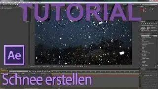 Schnee TUTORIAL - After Effects [FULL HD+]