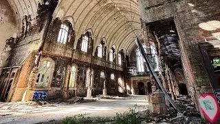 ABANDONED GOTHIC DETROIT CHURCH ST. AGNES (See Part 2 in description) #Detroit #urbanexplore #urbex