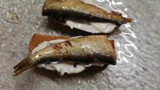 Советские бутерброды со ШПРОТАМИ вкус ДЕТСТВА