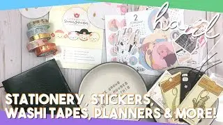 Stationery Haul |SHEIN, WontonInAMillion, PearTeaPaperie, GirlBossAnna, VivaStationery, StickyRiceCo