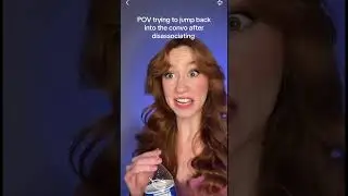 POV trying to jump back into the convo after disassociating #pelirroja #lipsync #ifykyk #shorts