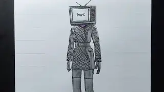 How to draw TV Woman Skibidi Toilet 49