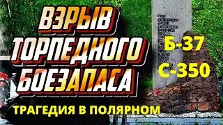Трагедия северного подплава. Подводные лодки Б-37 и С-350. Взрыв торпедного боезапаса в Полярном