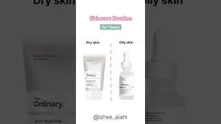 Skincare Routine for Teens #skincare#skincareroutine #oilyskin #dryskin #ordinary #teens #shorts