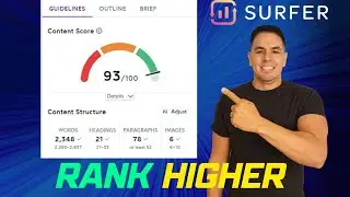 Surfer Seo Content Score Tutorial - How to Rank Higher using Surfer SEO