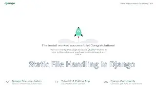 Static File Handling in Django