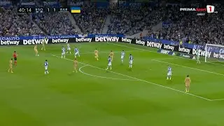 Frenkie de Jong great through pass to Lewandowski vs Real Sociedad