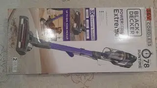 BLACK DECKER ŞARJLI DİKEY SÜPÜRGE KUTU AÇILIŞI