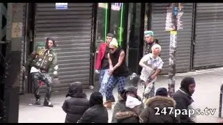 Big Bang Filming their Music Video In New York (120212) BAD BOY Video Behind the scenes [MV] [M/V]