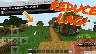 Way to Lower your Render Distance to 2 Chunks in Minecraft Bedrock/PE| FIX LAG FOR LOW-END DEVICES!