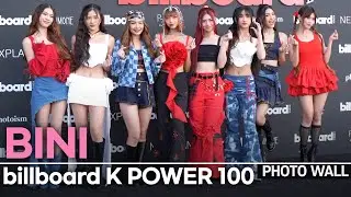 BINI 🇵🇭 Girl Group in 🇰🇷Korea | Billboard K Power 100 Photowall