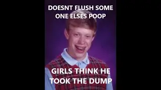 I got blamed for someone else's turd in the toilet