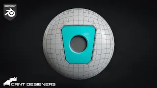 How to create cutout details on sphere _ blender modeling