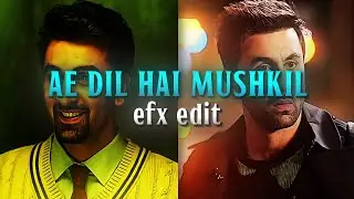 Ae dil hai mushkil sad efx edit ( xml & alight motion link ) | ae inspired alight motion love edit