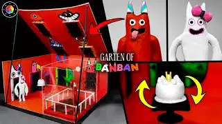 Making BANBAN GIANT Diorama (Turns the Cake) [GARTEN of BANBAN 2] Clay Sculpture | PlastiVerse