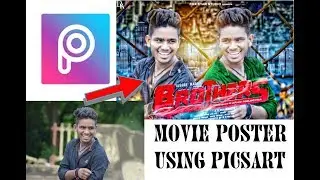 Picsart movie poster design || cinematic look in picsart || manipulation editng tutorial