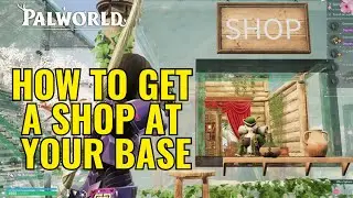 PALWORLD: How to get a shop at your base! TUTORIAL