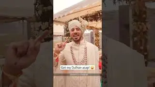 Dulha knows how to get his Dulhan! 😍 #indianwedding #shaadi #dulhan