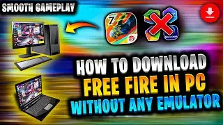 How to install free fire in pc without any emulator | Install free fire in laptop without emulator