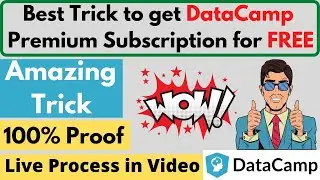 How to Get DataCamp Subscription For Free 2 Months | Free Data Science & ML Certification Courses