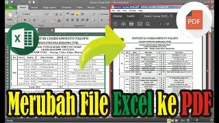Cara Cepat Merubah File Excel 2010 ke PDF  • 