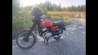 Engine Jawa (Jawa) 350/634 test 06/14/2023 after repair (Tyumen)