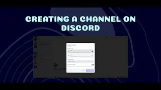 Creating Channel on Discord