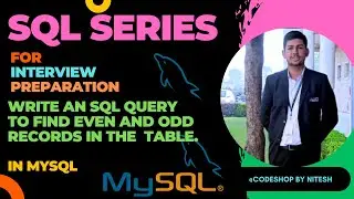 How to find odd and even records in SQL/MYSQL.