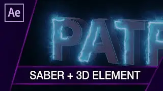 Video Copilot Saber + Element 3D ▪ Tutorial  ▪ #35 AE After Effects