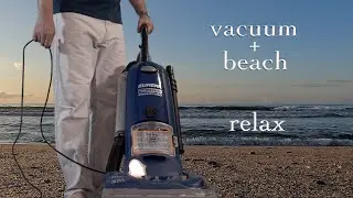 Vacuuming At The Beach - 3 Hours Relaxing Waves and Vacuum Sounds