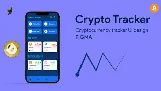 Cryptocurrency Tracker UI design in Figma