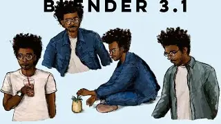 2 Grease Pencil + 3 Line Art Updates in Blender 3.1 (Alpha) // Learning Blender 2D
