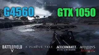 G4560 GTX 1050 in 2020 - Battlefield V, A Plague Tale