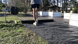 Installing Weed Fabric