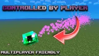 Controllable Ender Pearl using Commands in Minecraft Bedrock