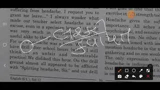 Std 12 Unit 9 Headache