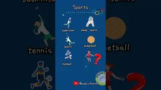 Sports|Vocabulary |Can you name all these sports? #quiz #englishquiz #vocab #esl #shorts #英単語 #英語学習