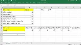 EXCEL: Tips&Tricks - How to TRANSPOSE DATA in excel