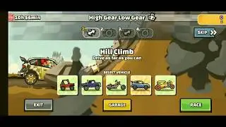 26530 points 30k [Mid/Low level parts] possible in High Gear Low Gear- Hill Climb Racing 2