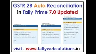 (Buy TDL Source Code) GSTR 2B Reconciliation Module in Tally Prime 4.0 Updated | Best Addon for CA