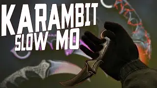 Warface KARAMBIT in slow motion - All skins and versions