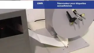 Imprimante avec derouleur UWR et reenrouleur RWR