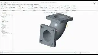 PIPE VALVE FLANGE in #creo
