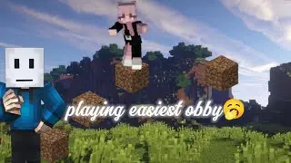 i made an easy obby for my sis 💀 will she make it🧐