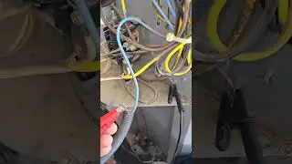 Testing a shorted out compressor with multimeter (ground test and common start run test)