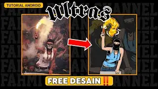 Easy Tutorial to Create Ultras Vectors | Ultras Android Design + Free Design‼️