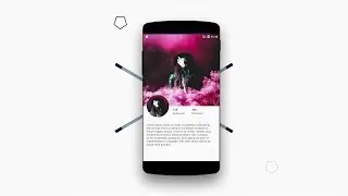 Responsive Profile UI design with Animation using ConstraintLayout | Android Studio Tutorial